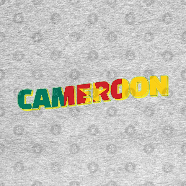 Cameroon Vintage style retro souvenir by DesignerPropo